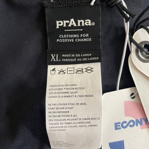 NWT Prana Gemma Reversible Bikini Bottom in Water Stripe - Size: XL - Picture 4 of 8